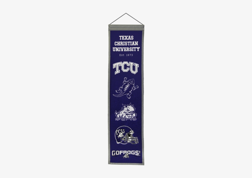 Texas Christian Horned Frogs Heritage Banner, transparent png download