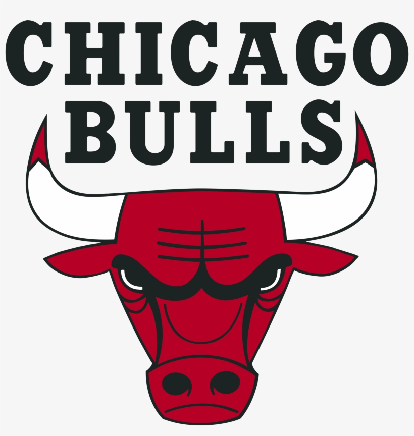 Chicago Bulls Logo, Logotype, Emblem - Chicago Bulls Logo, transparent png download