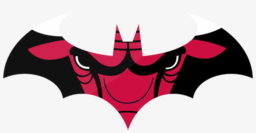 Chicago Bulls - Chicago Bulls Batman Logo, transparent png download