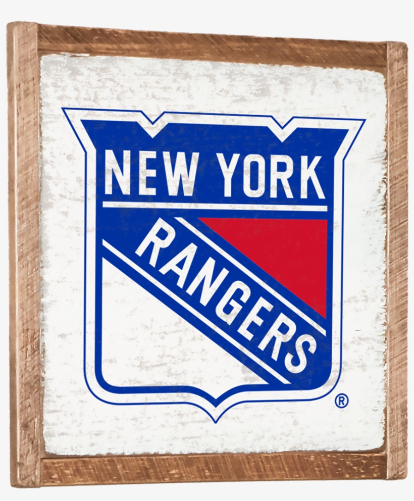 New York Rangers Vintage Wall Art - New York Rangers, transparent png download