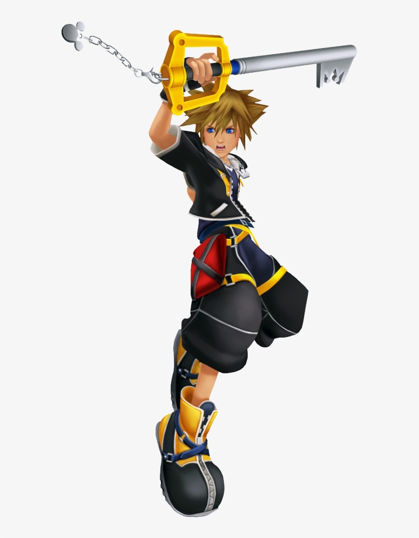 Kingdom Hearts 2 Sora Png - Kingdom Hearts Lead Character, transparent png download