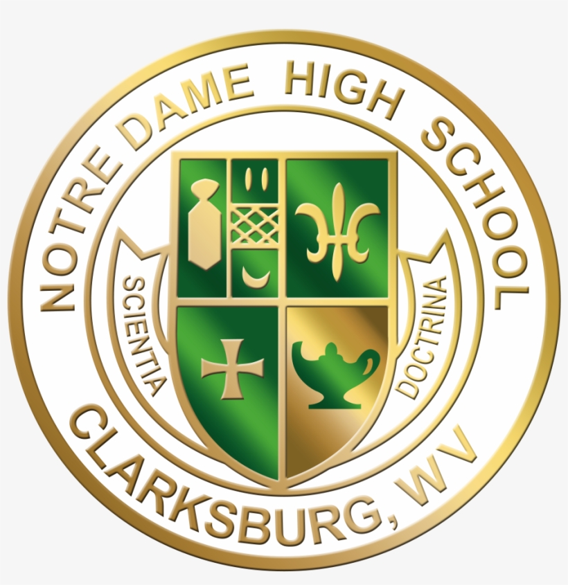 Notredame Logo - Notre Dame High School Clarksburg Wv, transparent png download