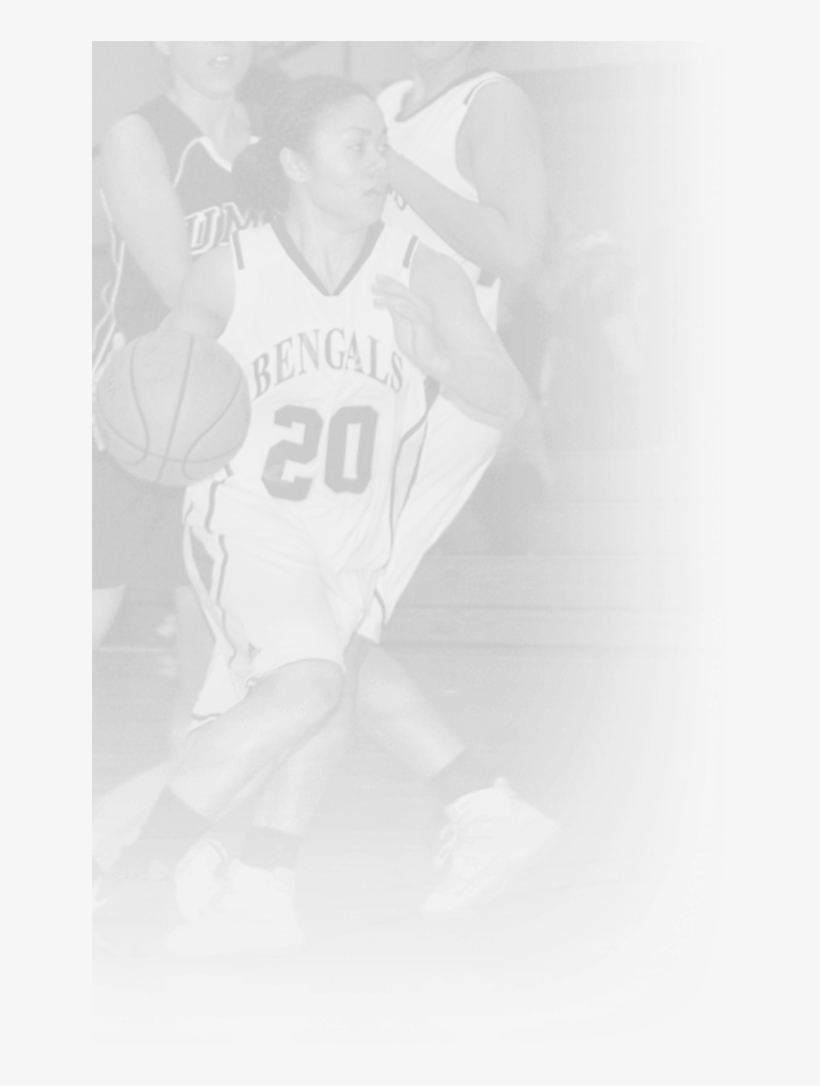 Female Basketball Player On The Court - Slam Dunk, transparent png download