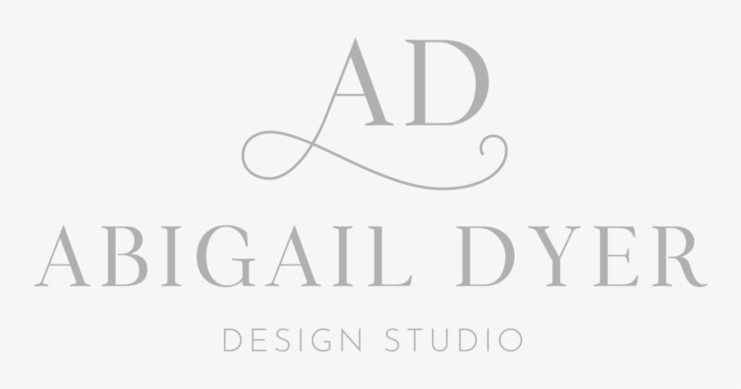 Abigail Dyer Design Studio Branding Showit Website - Calligraphy, transparent png download