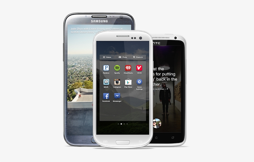 Moreover, The Waze Logo Is Also Featured On The Facebook - Android Phones, transparent png download