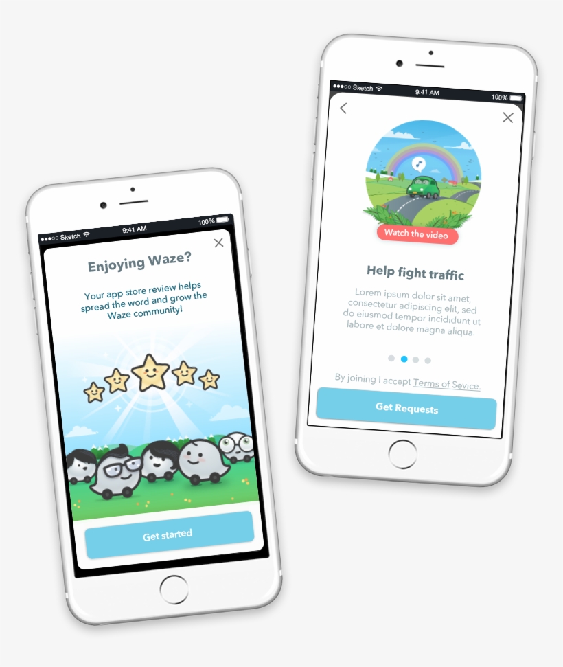 Waze Client Illustrations Waze Phones - Mobile Phone, transparent png download