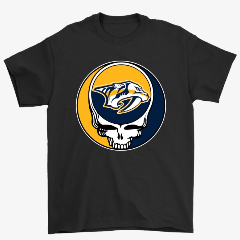 Nhl Team Nashville Predators X Grateful Dead Logo Band - T Shirt I Eat Lightning And Crap Thunder, transparent png download