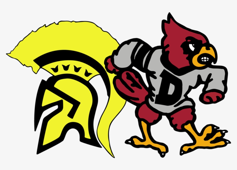 Spartans & Cardinals Logo - Dexter Usd 471, transparent png download