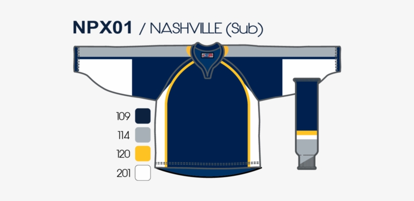 Sp Apparel Evolution Series Nashville Predators Navy - Nashville Predators, transparent png download