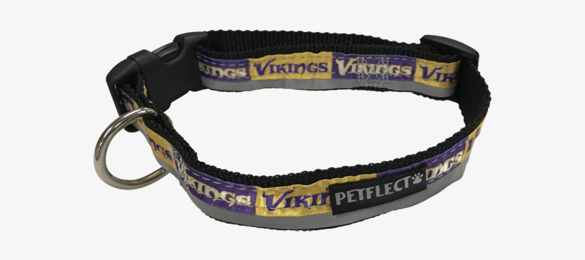 Petflect Minnesota Vikings Dog Collar - Great Dane, transparent png download