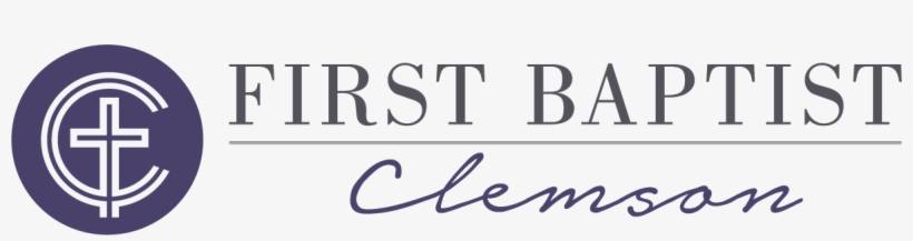 Horizontal Logo Transparent - First Baptist Church Of Clemson, transparent png download
