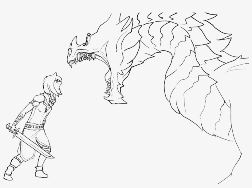 legendary dragon skyrim drawing