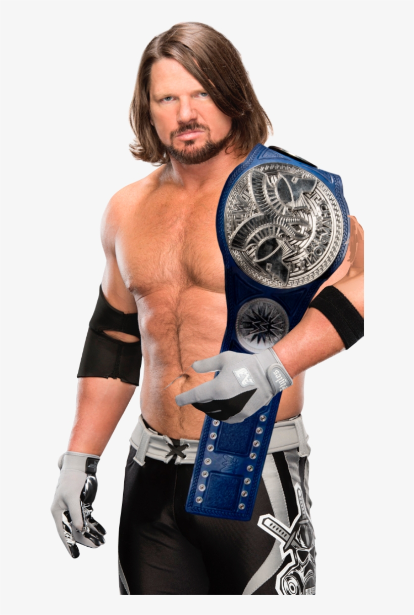 Aj Styles Smackdown Tag Tema Champion Ajstyles Wwe - A.j. Styles, transparent png download