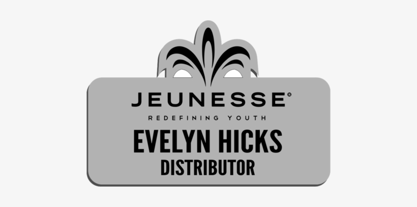 Jeunesse Name Badge - Name Badges Die Cut, transparent png download