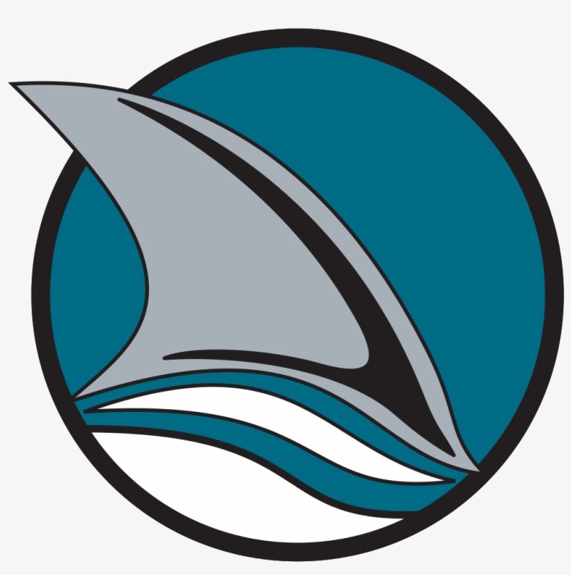 Shark Fin Wave Clipart Cliparthut Free Clipart - San Jose Sharks Fin Logo, transparent png download