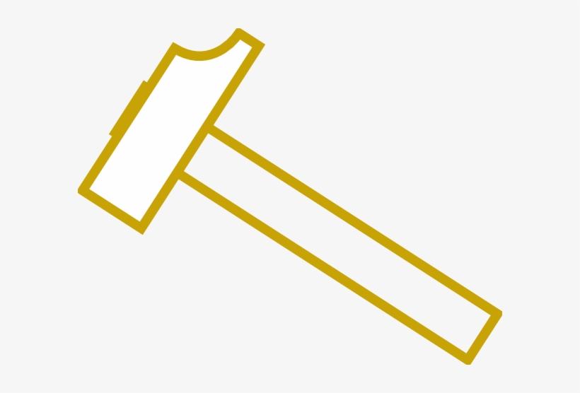 Золотой Молоток Png, transparent png download