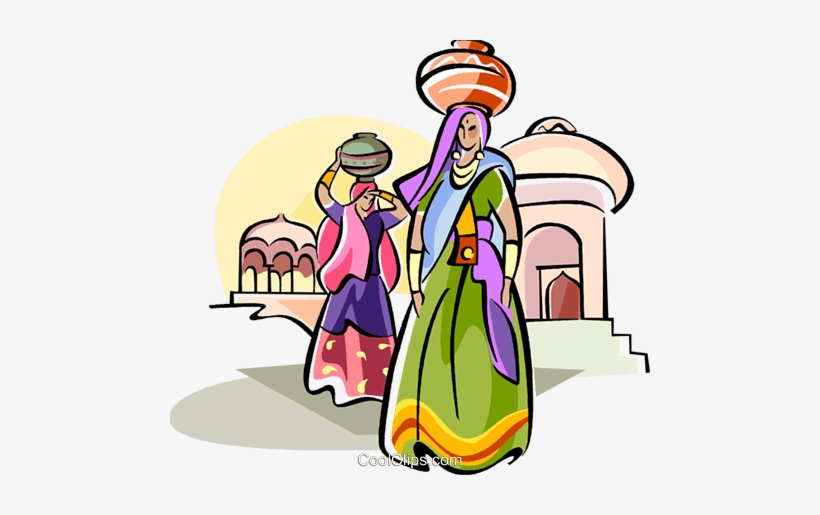 Indian Women Carrying Water - India Clipart Transparent Png, transparent png download