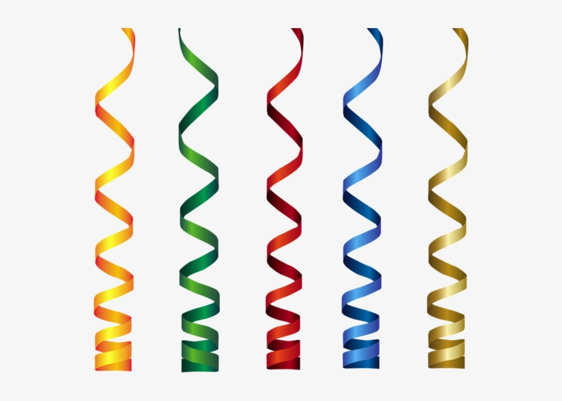 Free Ribbon Clipart - Birthday Ribbon Clip Art, transparent png download