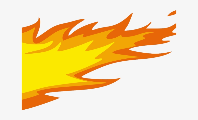 Flame Clipart Printable - Fireball Clipart Png, transparent png download