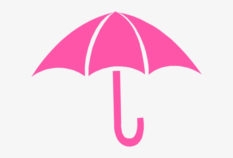 Clip Art At Clker Com Vector Online - Pink Umbrella Clipart, transparent png download