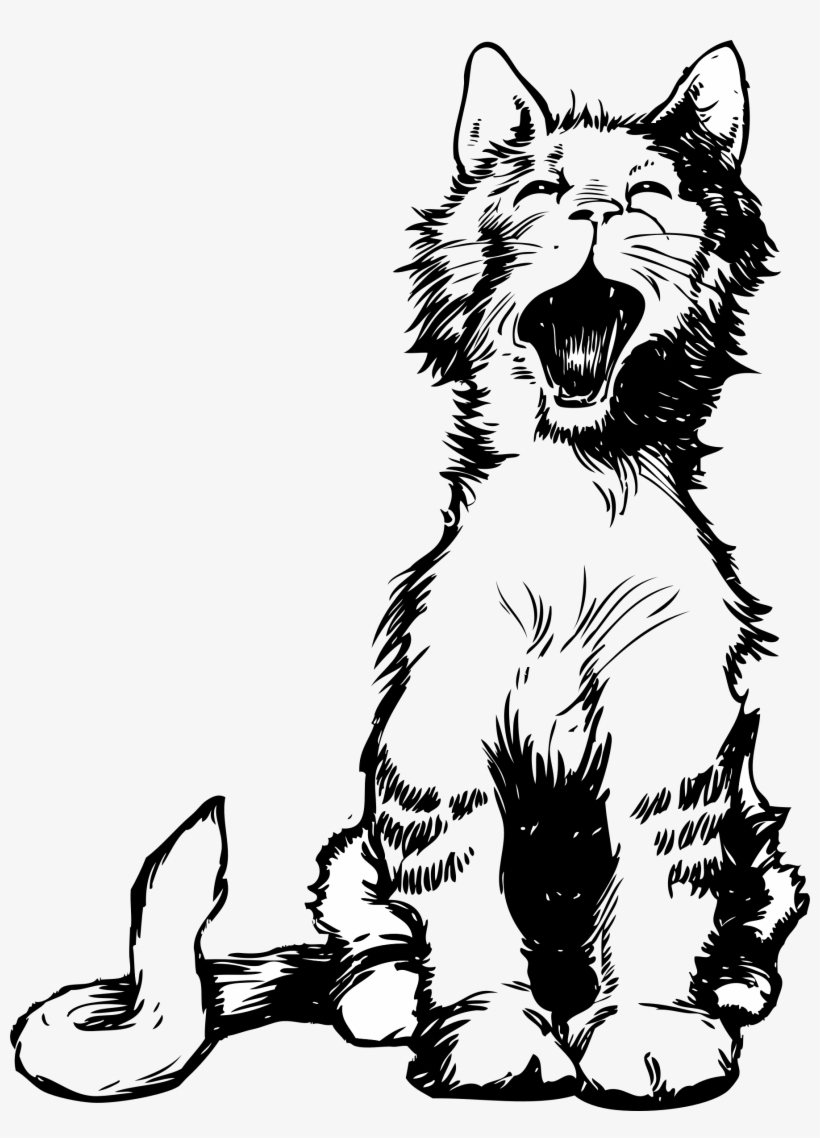 Big Cat Clipart Cat Meow - Me Ow, transparent png download