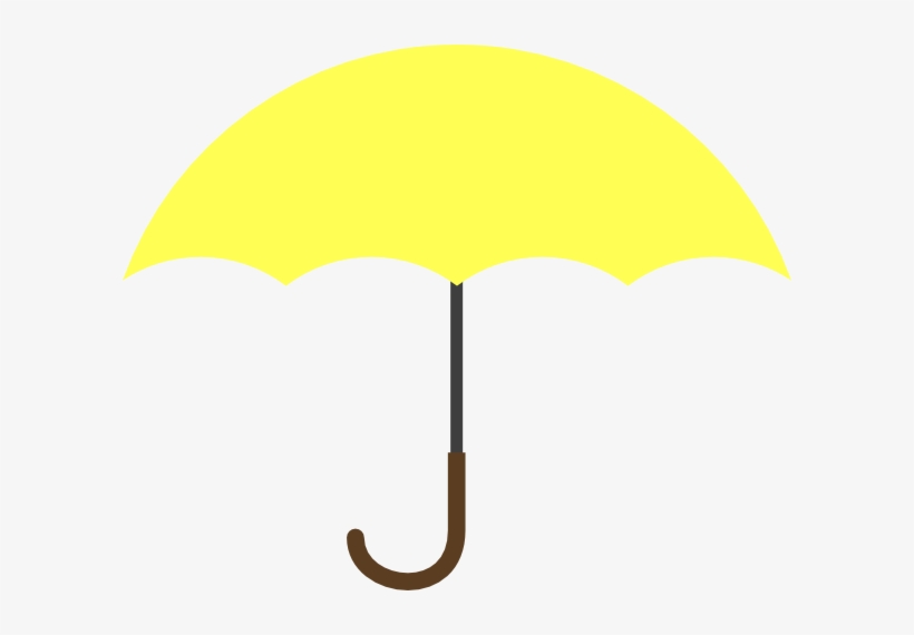 Umbrella Clip Art At Clker Com Vector Clip Art Online - Yellow Umbrella No Background, transparent png download