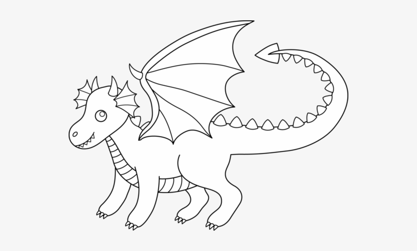 Dragon Clipart Black And White - Baby Looney Tunes, transparent png download