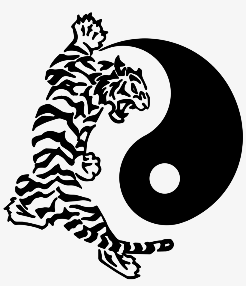 Graphic Library Download Treatments Tiger Boe - Chinese Tiger Black And White, transparent png download