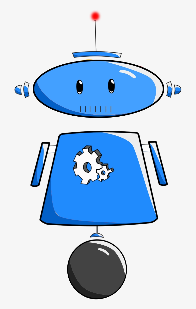 Blue Dragon Clip Art At Clker - Working Robot Clipart, transparent png download