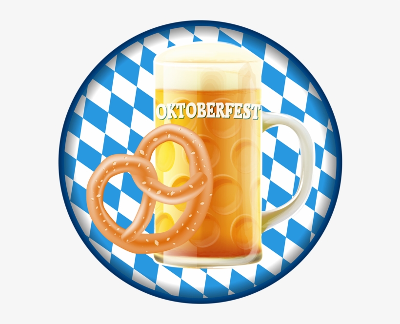 Oktoberfest Badge With Beer Png Clip Art Image - Oval Oktoberfest Clipart, transparent png download
