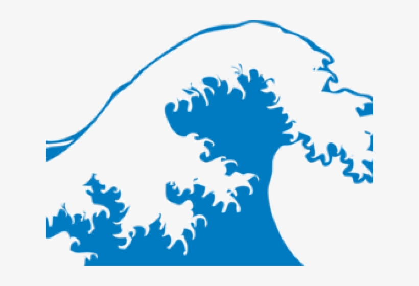 Banner Free Stock Ocean Waves Clipart - Zazzle Starke Blaue Welle Ipad Mini Cover, transparent png download