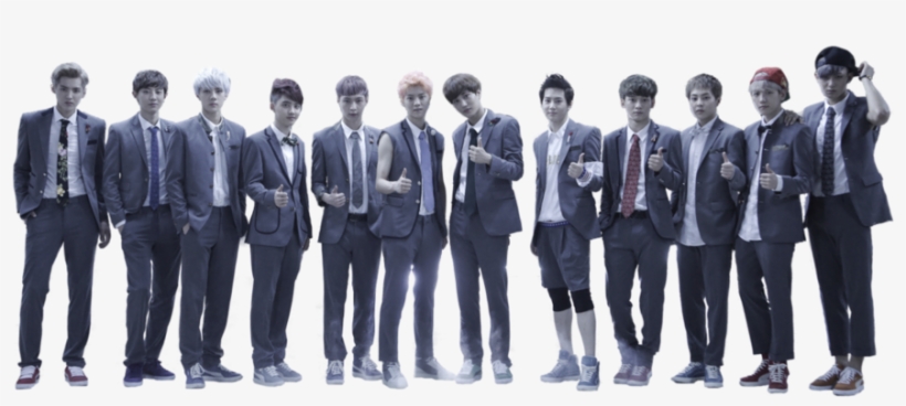 Exo 12 คน Png Clipart Exo Xoxo Wolf - Exo Png 12, transparent png download