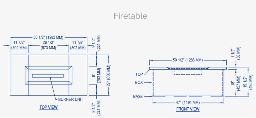 22 Nov Solus Firetable Technical Drawing - Drawing, transparent png download