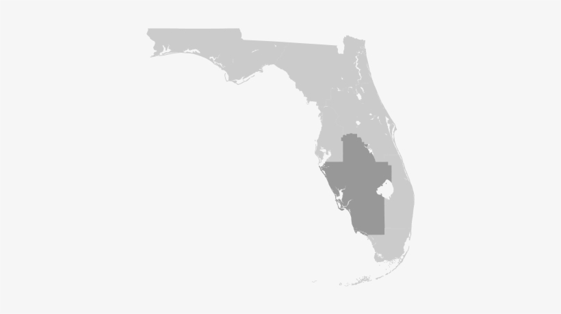 District One - Florida Democrat Republican Map, transparent png download
