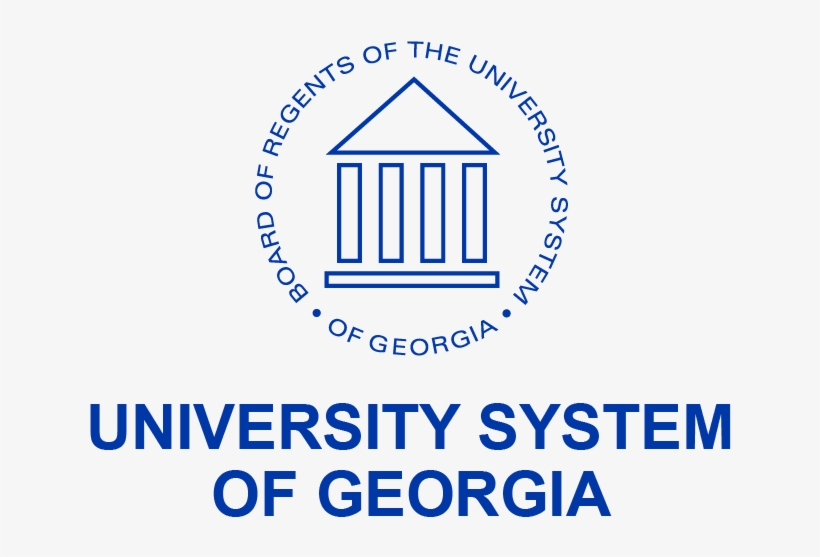 Stacked Black On White Logo With Text - Board Of Regents Of The University System, transparent png download