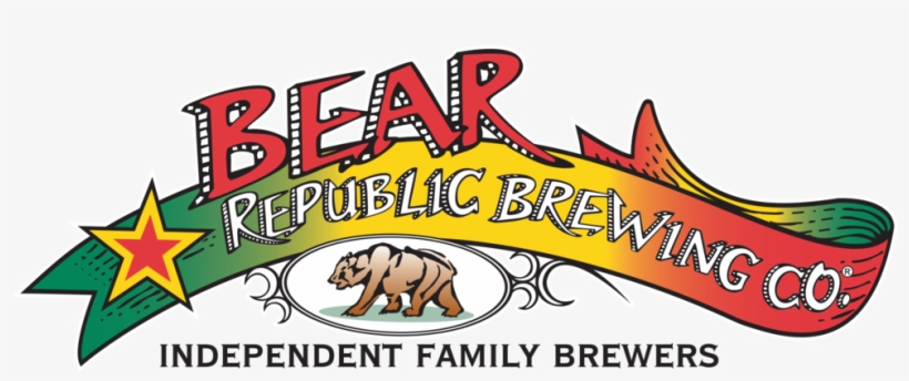 Bearrepublicbc Banner Logo 2017 White Outline - Bear Republic, transparent png download