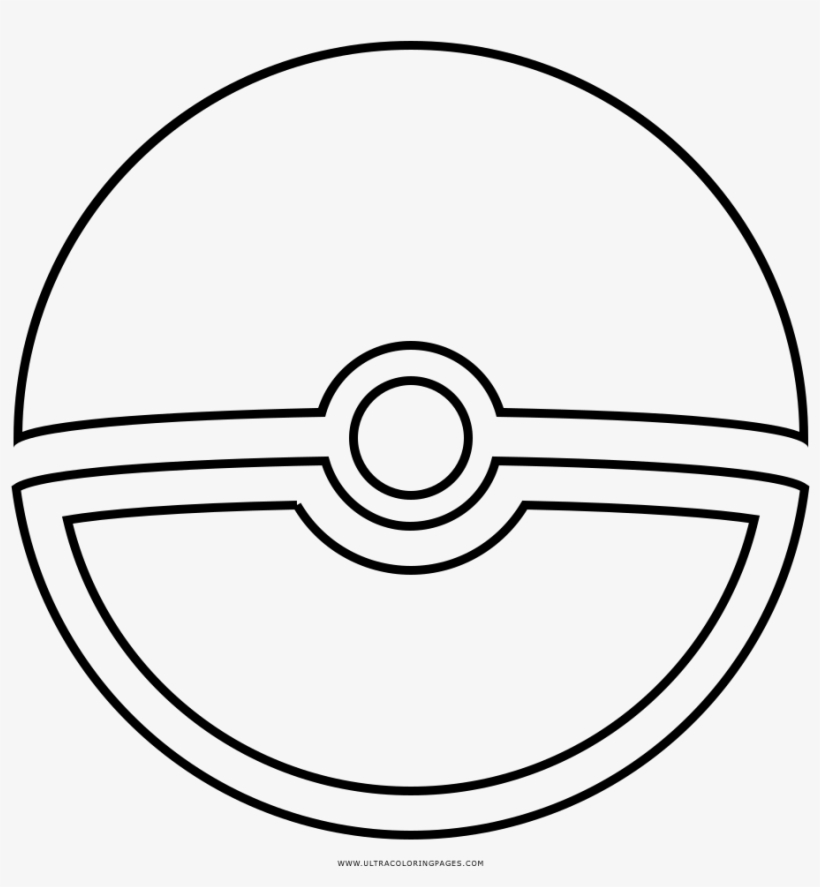 Suddenly Pokeball Coloring Pages Page - Dibujo De Pokebola Para Colorear, transparent png download