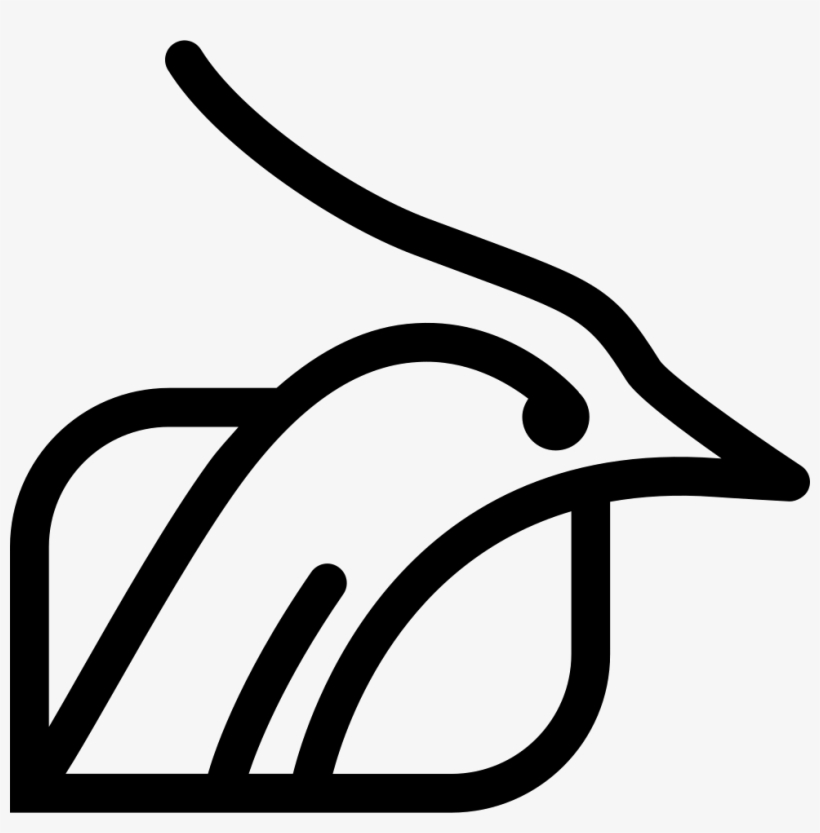 Bird Head Outline Inside A Shape Background Comments - Bird, transparent png download