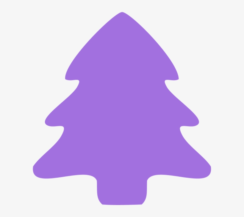 Christmas Tree Icon Vector Clip Art Ldfkna Clipart Purple Christmas