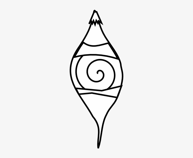 Christmas - Black And White Ornament Clipart, transparent png download