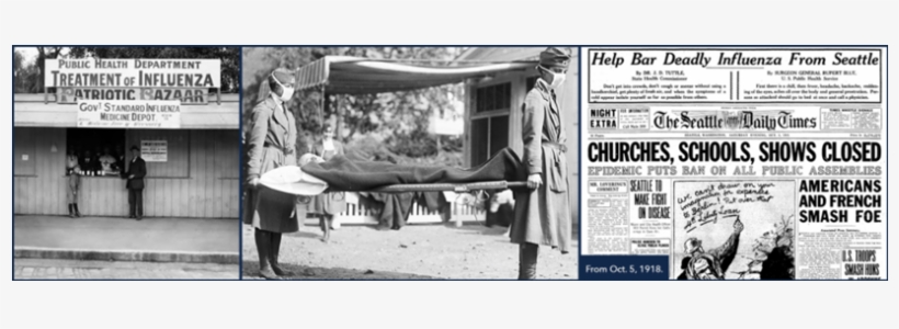 Impact And Implications Of The 1918 Influenza Pandemic - Influenza Epidemic 1918, transparent png download