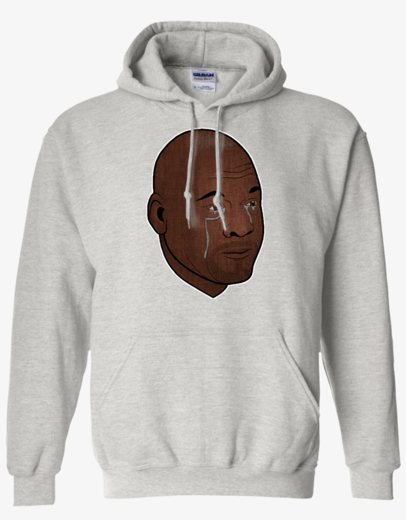 Crying Jordan Hoodie - Dog Paw Print Shirt - I Love Dogs Shirts, transparent png download