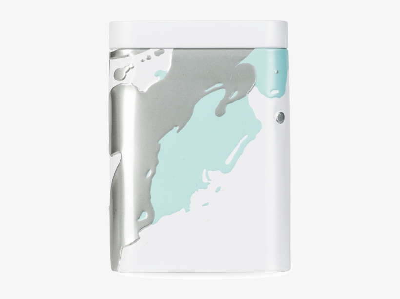Paint Drip White Square Storage Tin - Paint, transparent png download