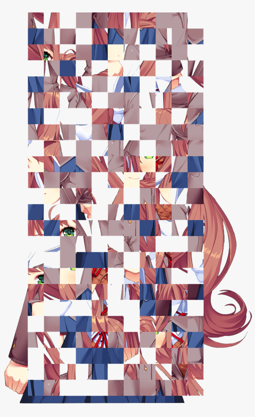 Just Monika - Dokidokiliteratureclub Poem, transparent png download
