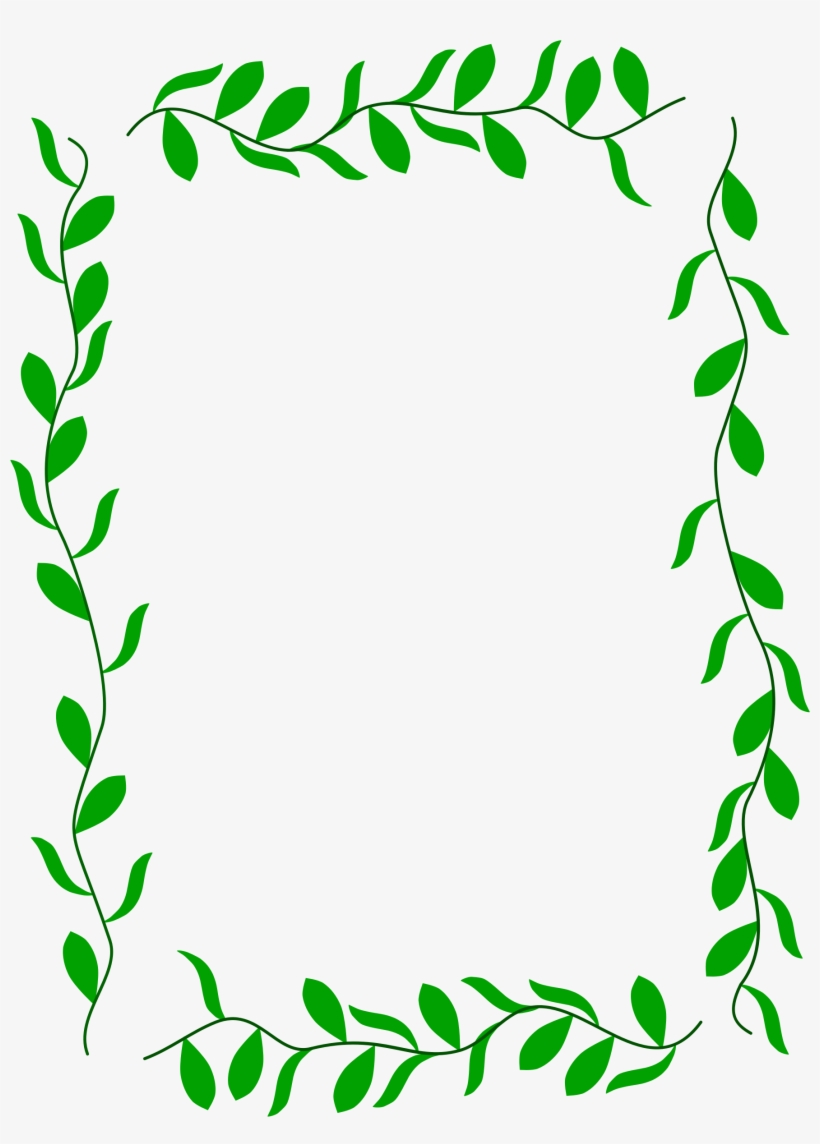 Clip Art Border Big Image Png - Floral Border, transparent png download