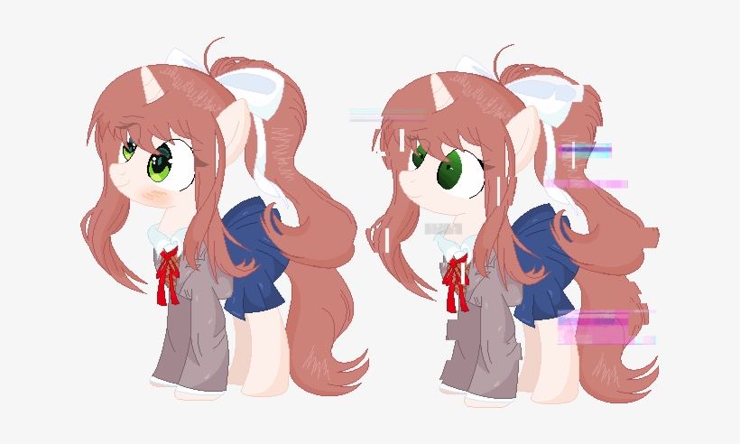 Xmelodyskyx, Clothes, Doki Doki Literature Club, Error, - Mlp Doki Doki Literature Club, transparent png download