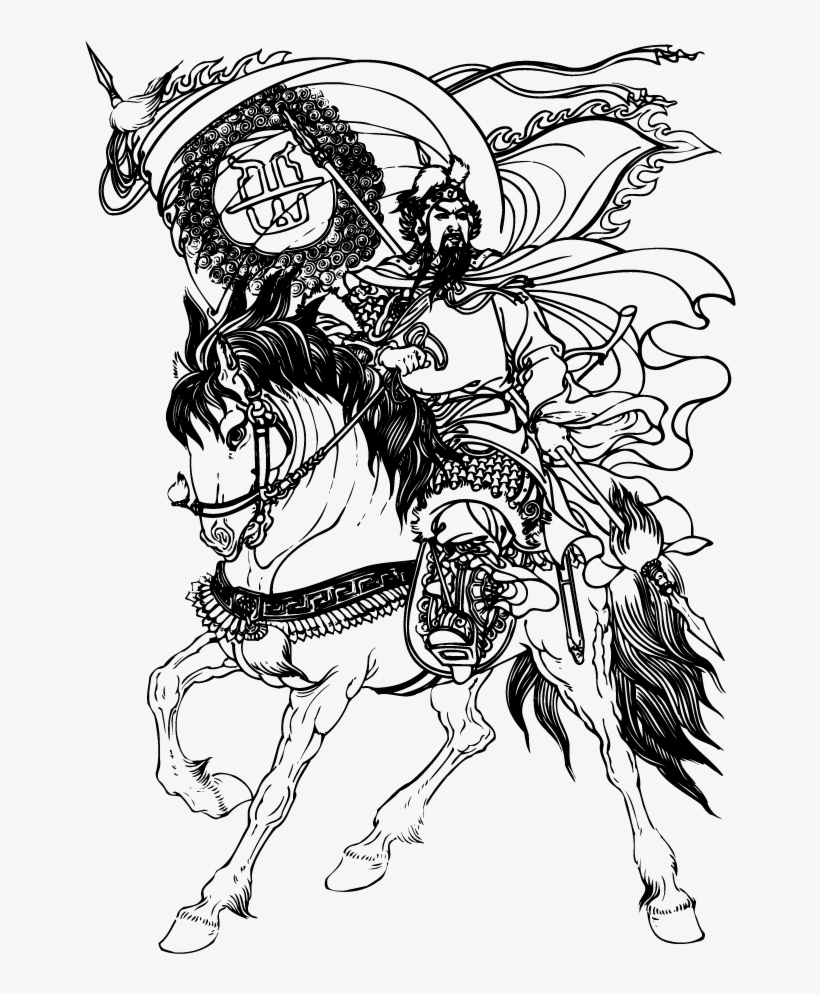 Of China Jin Dynasty Png Freeuse Stock - Ancient China Warrior Drawings, transparent png download