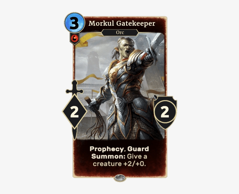 Morkul Gatekeeper - The Elder Scrolls: Legends, transparent png download