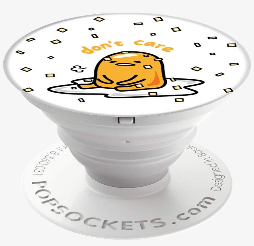 Gudetama Don't Care - Popsockets Rosy Silence, transparent png download
