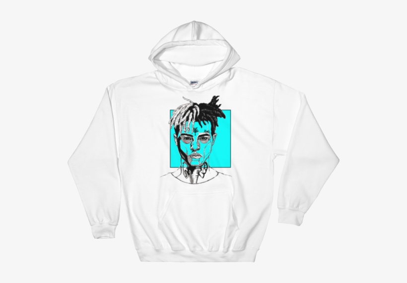 Xxx Tentacion Edit3 In Turquoise - Hoodie, transparent png download